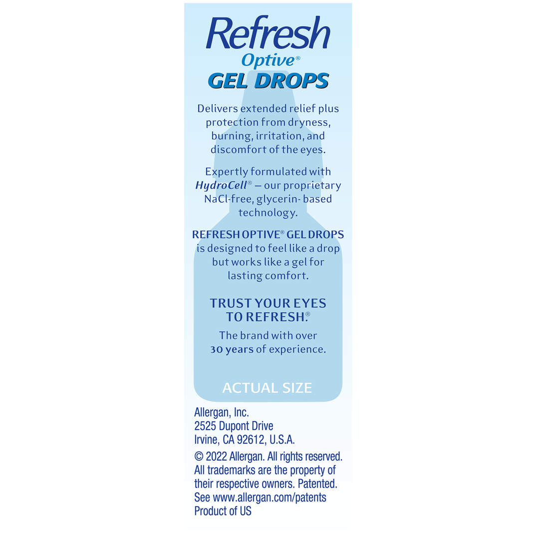 REFRESH OPTIVE&reg; GEL DROPS image number 11