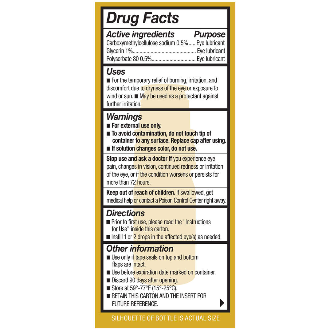 Refresh OPTIVE MEGA-3&reg; PF Lubricant Eye Drops image number 10