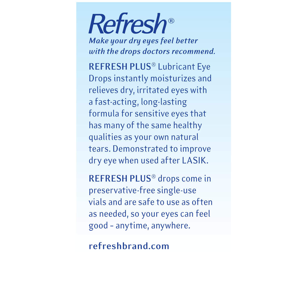 REFRESH PLUS&reg; Lubricant Eye Drops image number 10