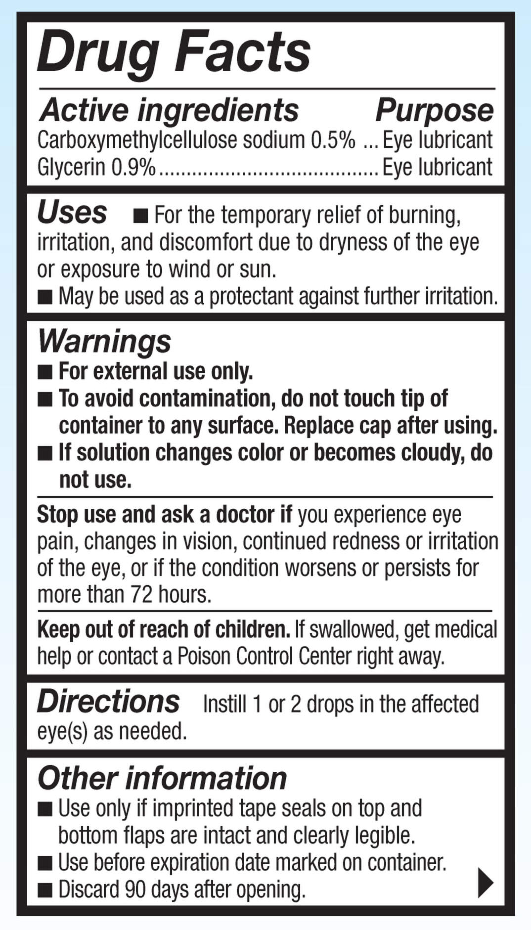 REFRESH OPTIVE&reg; Lubricant Eye Drops image number 13