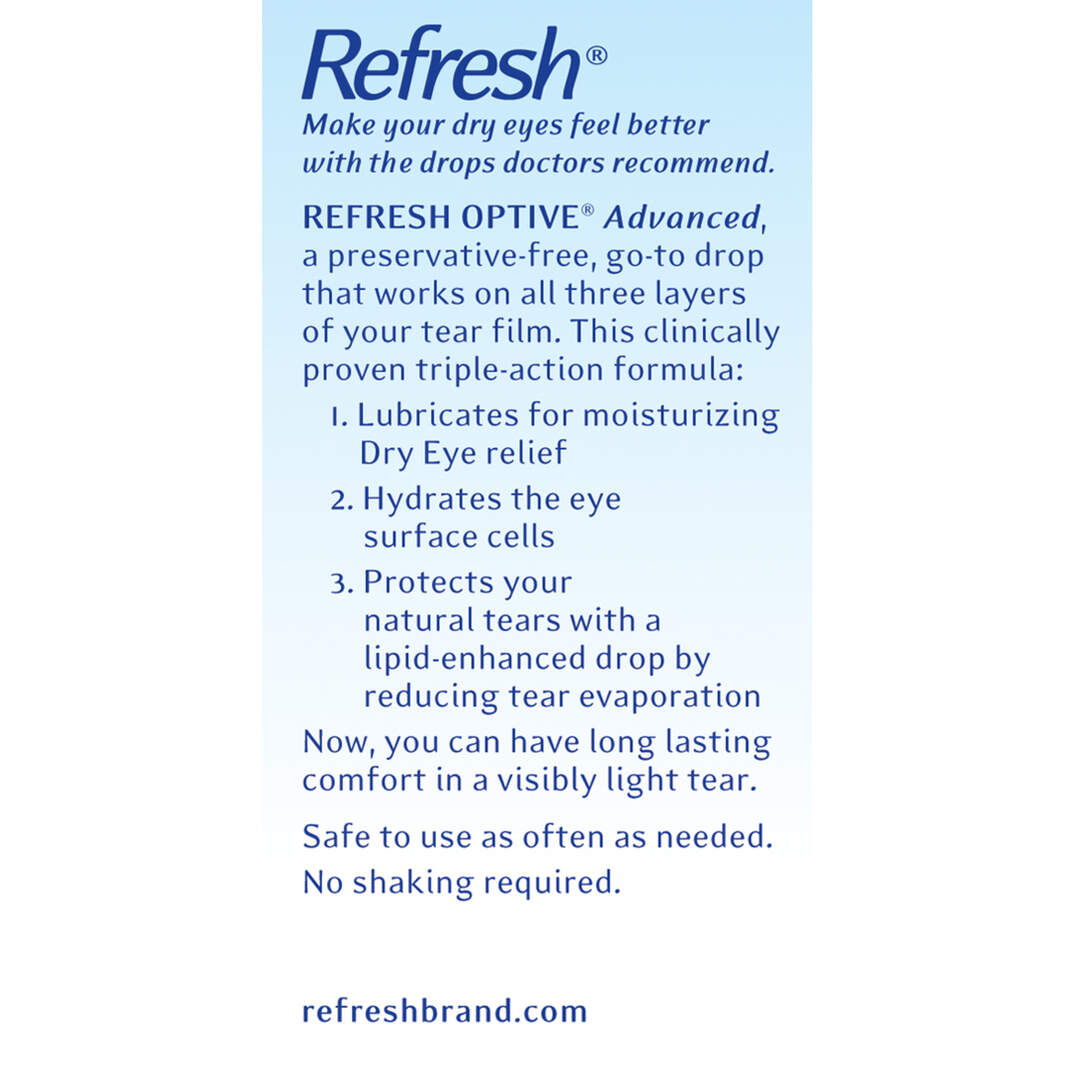 REFRESH OPTIVE&reg; ADVANCED Preservative Free image number 11