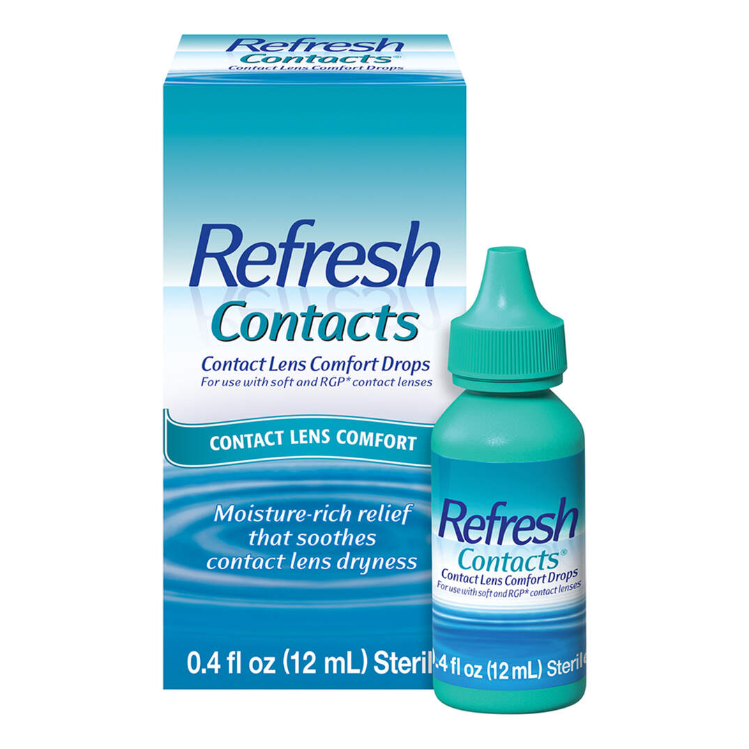 REFRESH CONTACTS&reg; Contact Lens Comfort Drops image number 1