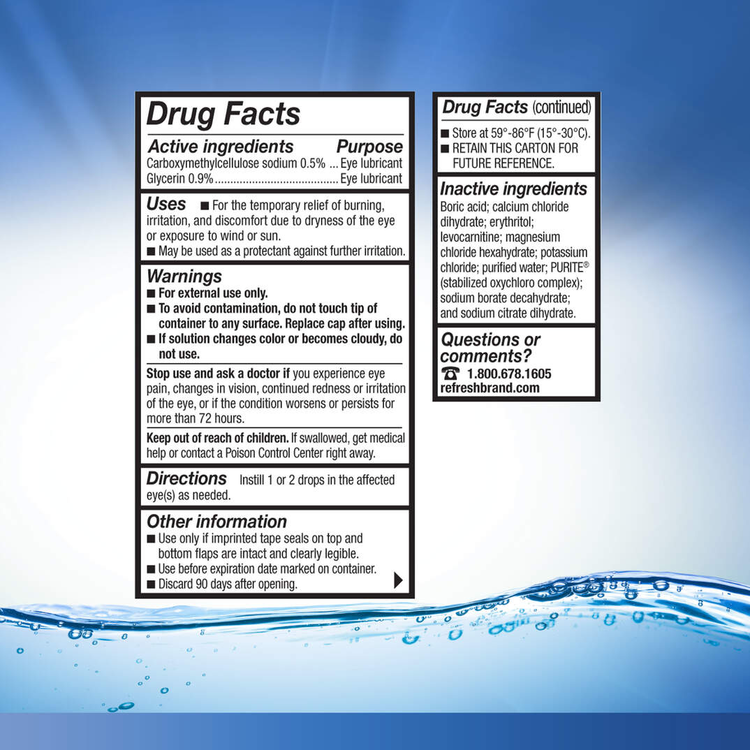 REFRESH OPTIVE&reg; Lubricant Eye Drops image number 8