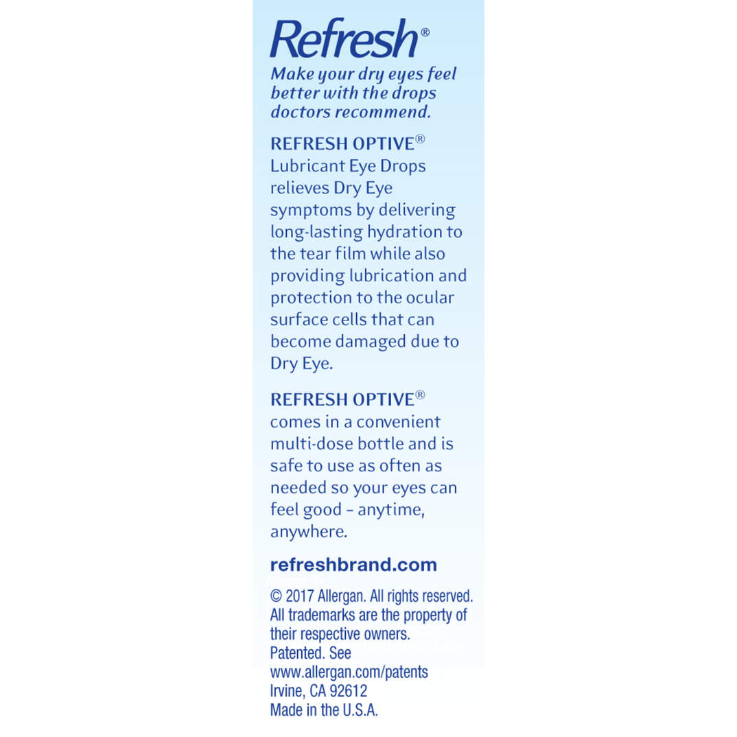 REFRESH OPTIVE&reg; Lubricant Eye Drops image number 11
