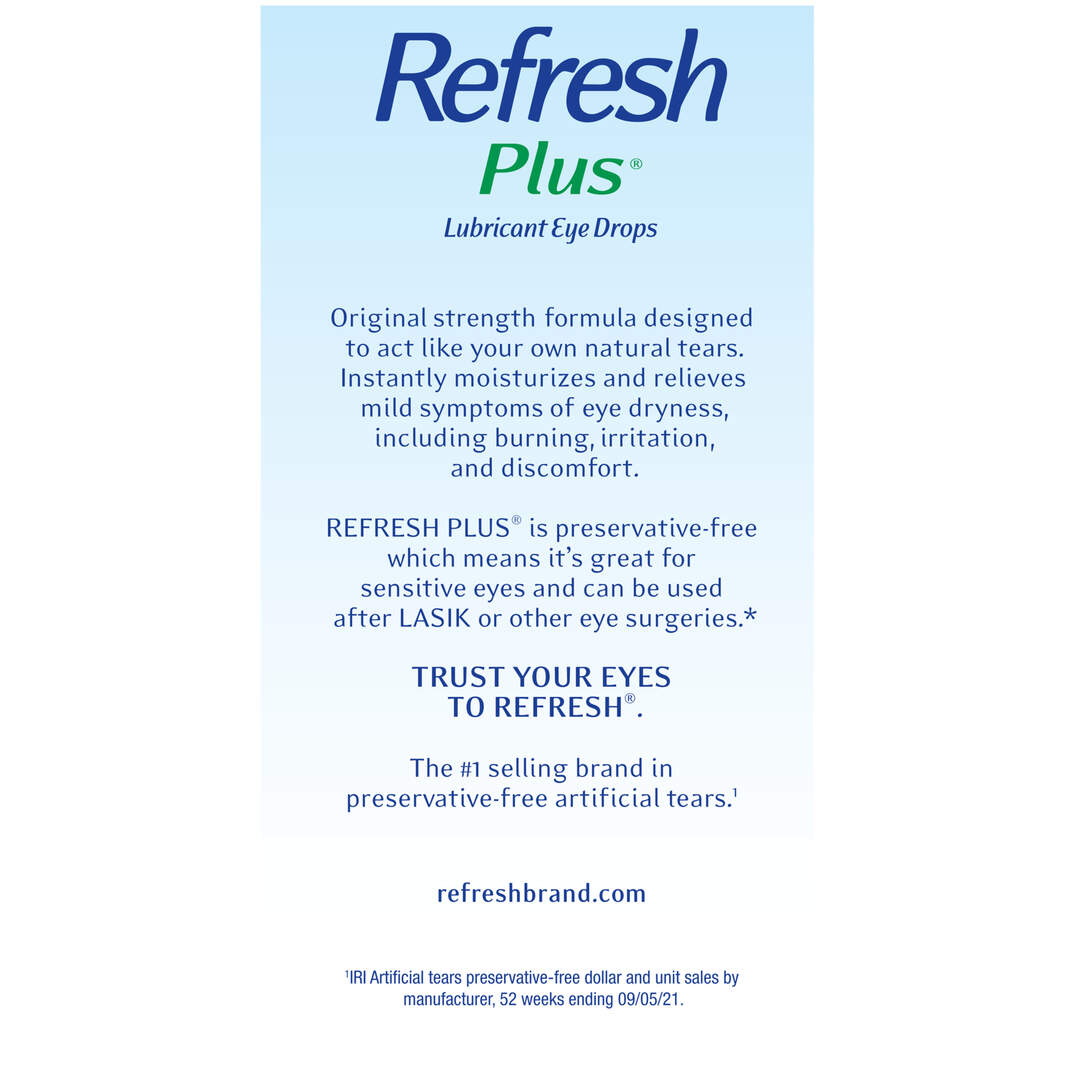REFRESH PLUS&reg; Lubricant Eye Drops image number 9