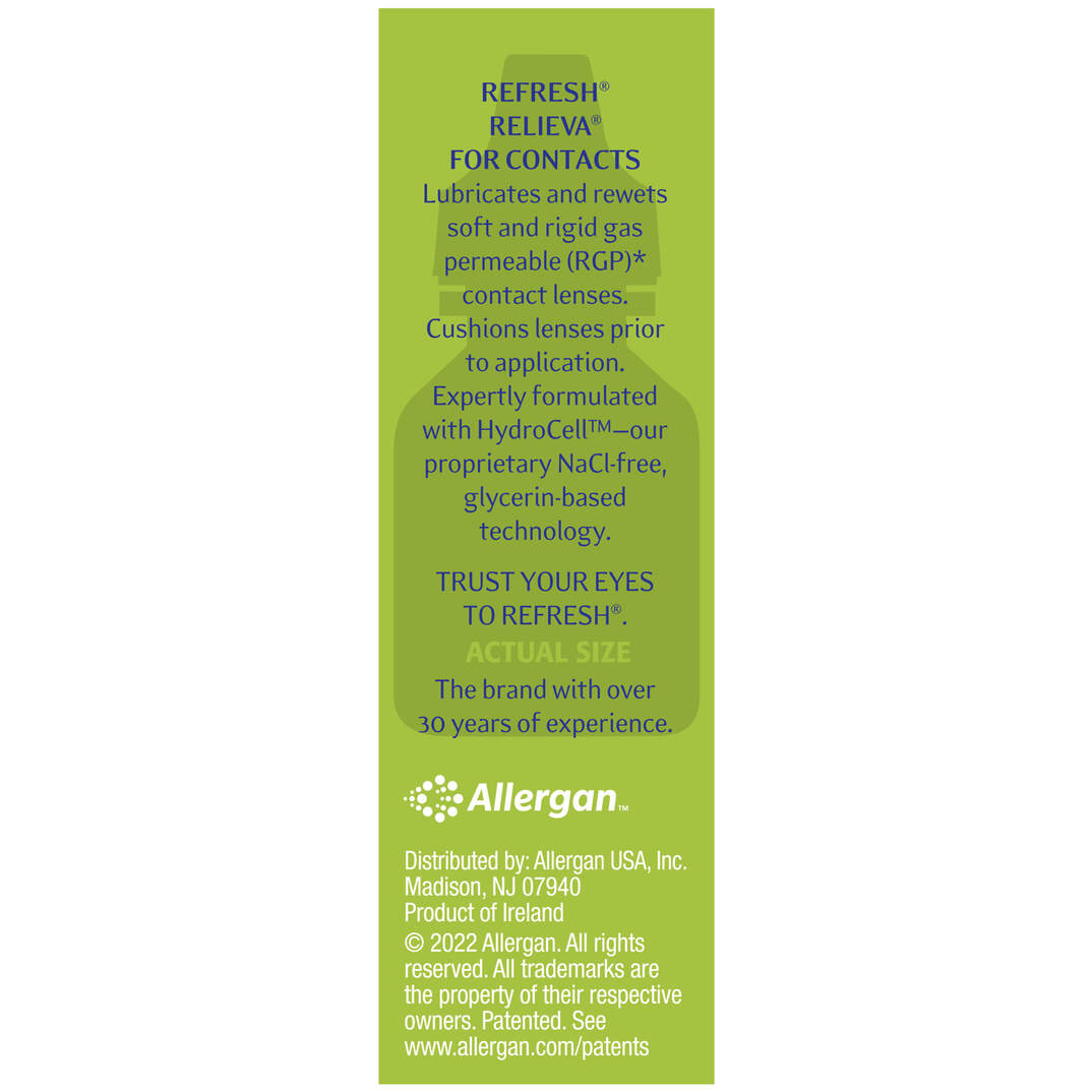 REFRESH&reg; RELIEVA&reg; FOR CONTACTS Lubricant Eye Drops image number 11
