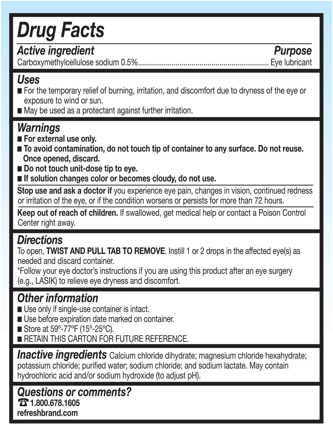 REFRESH PLUS&reg; Lubricant Eye Drops image number 12