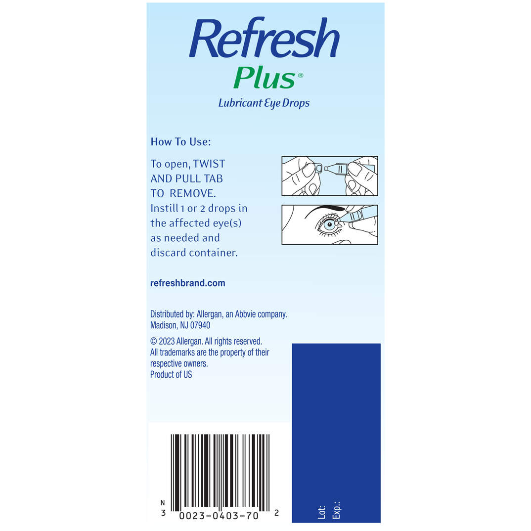 REFRESH PLUS&reg; Lubricant Eye Drops image number 11