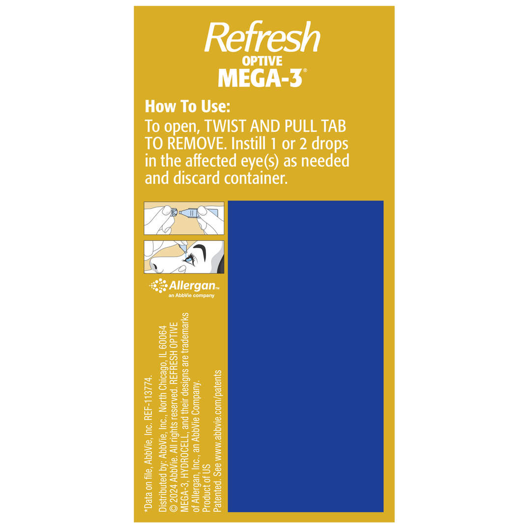 REFRESH OPTIVE MEGA-3&reg; Lubricant Eye Drops image number 13
