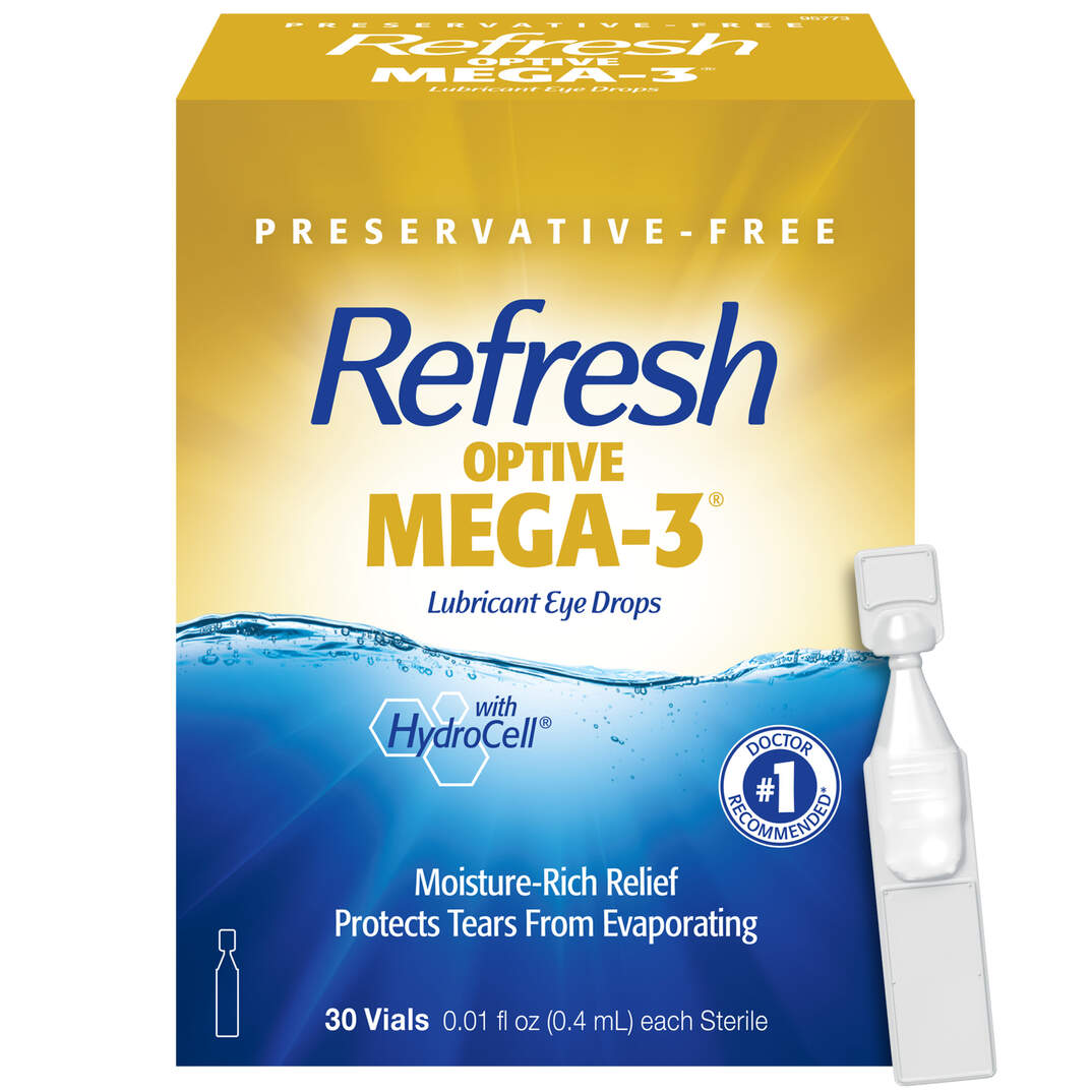 REFRESH OPTIVE MEGA-3&reg; Lubricant Eye Drops image number 1