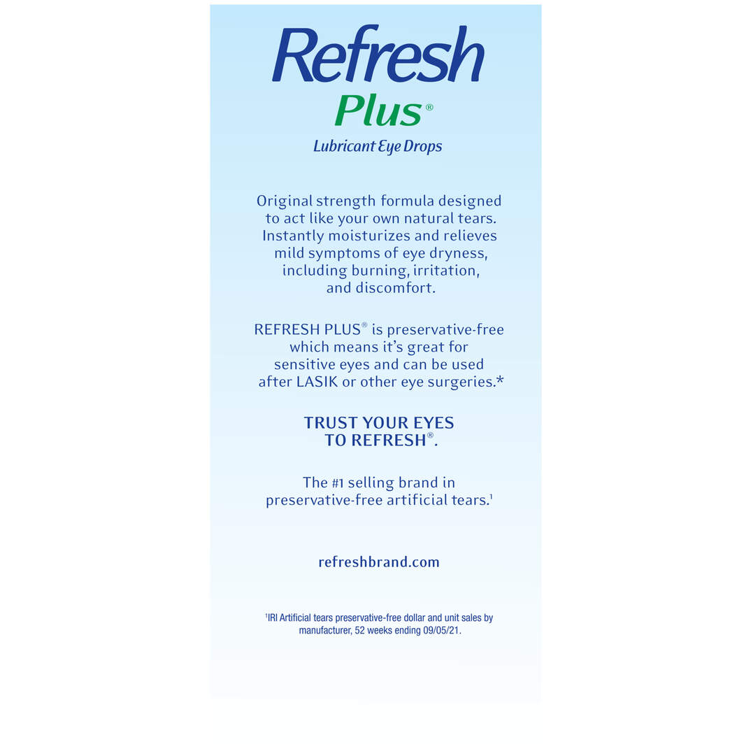 REFRESH PLUS&reg; Lubricant Eye Drops image number 10