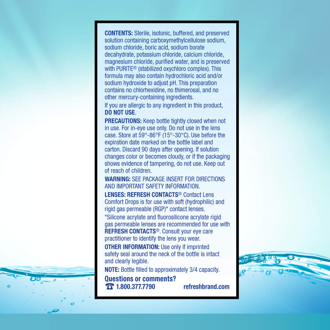 REFRESH CONTACTS&reg; Contact Lens Comfort Drops image number 8